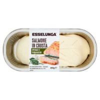 Esselunga Salmone in crosta spinaci e formaggio 450 g