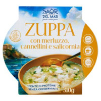 Saòr del Mar Zuppa con merluzzo, cannellini e salicornia 310 g