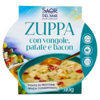 Saòr del Mar Zuppa con vongole, patate e bacon 310 g