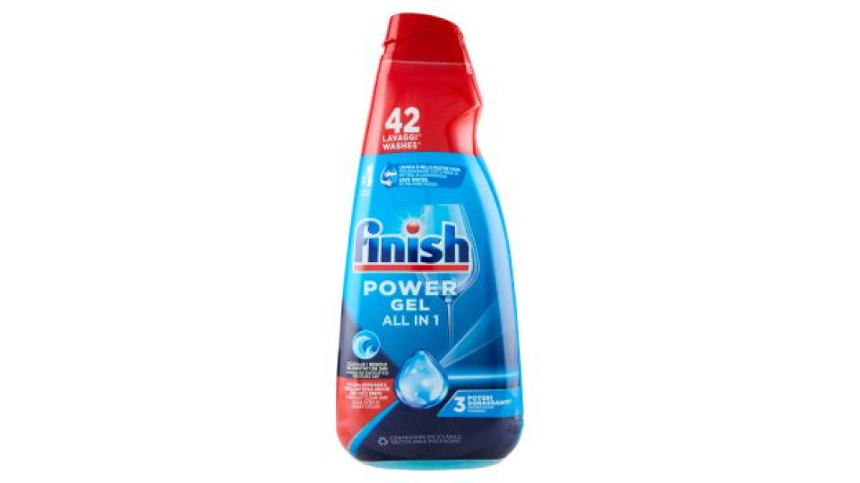 Finish Power Gel Fresh 42 lavaggi liquido lavastoviglie 940 ml