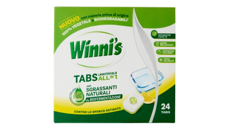 Winni's Tabs Lavastoviglie All in 1 24 x 18 g
