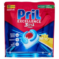 PRIL Excellence 3in1 Caps Limone 20pz (362g)