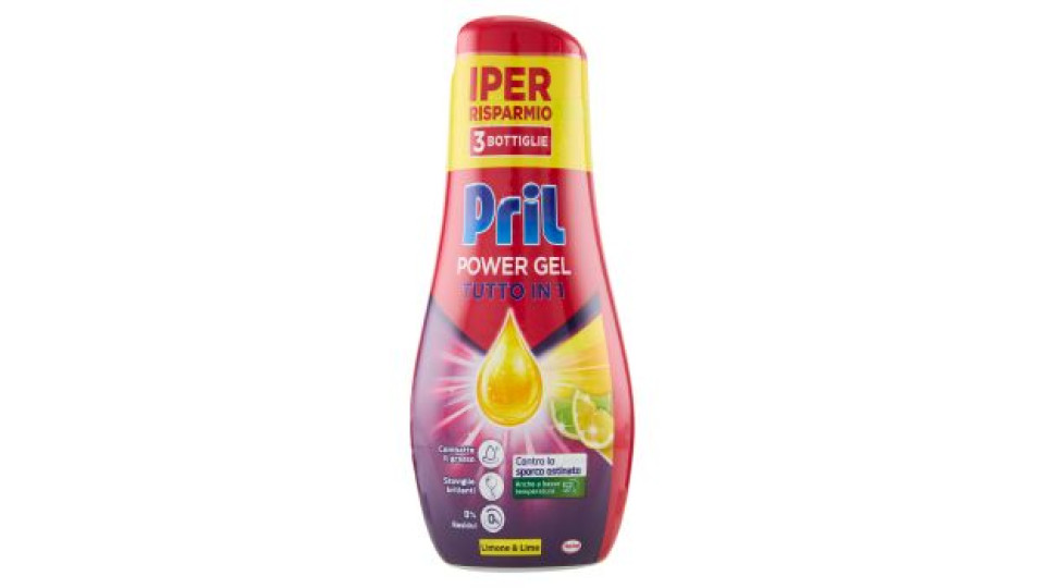 PRIL All in 1 Gel Limone 3x630ml