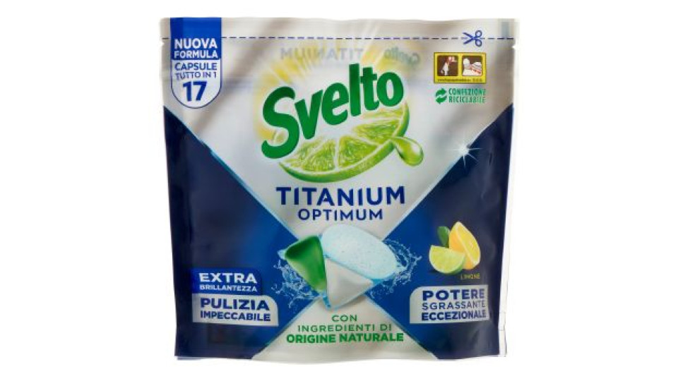 Svelto Titanium Optimum Limone Capsule 255 g