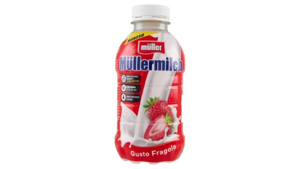 Müller, Müllermilch gusto fragola 413 g