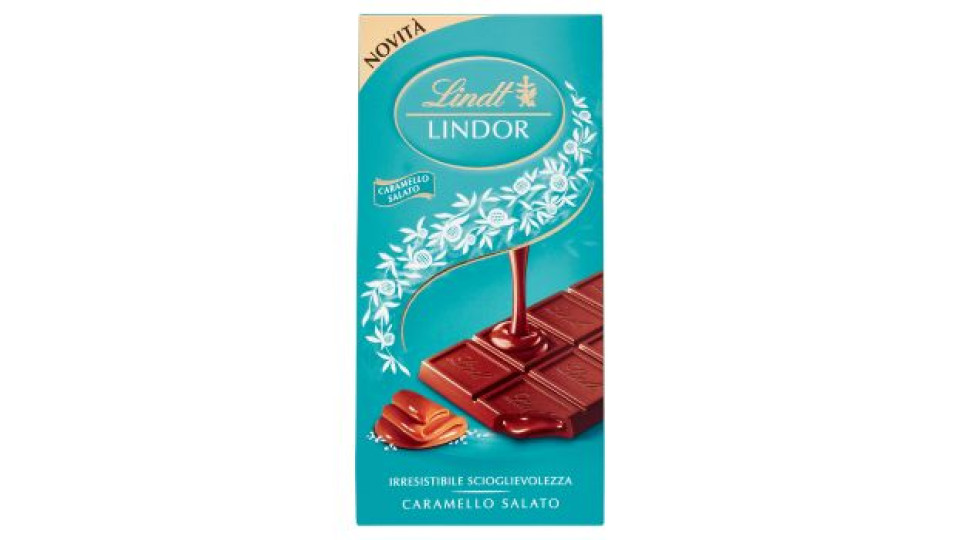 Lindt Lindor Tavoletta Cioccolato al latte Caramello 100 g