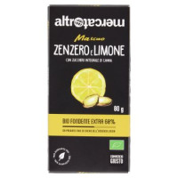 altromercato Mascao Zenzero e Limone Bio Fondente Extra 60% 80 g