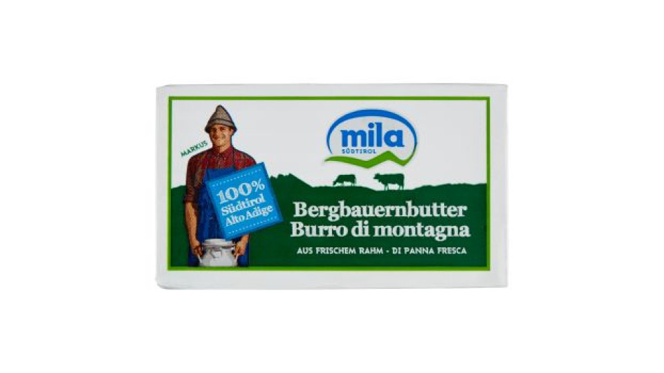 mila Burro di montagna di Panna Fresca 250 g