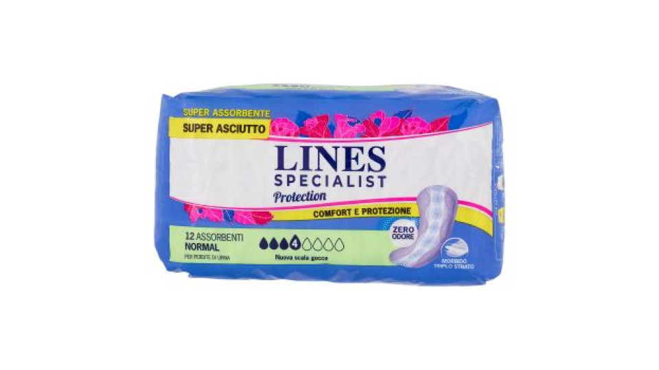 Lines Specialist Protection Assorbenti Normal 12 pz