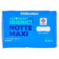 Esselunga Assorbenti igienici notte maxi 40x20 cm 10 pz