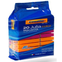 Cosatto, Linea Bucato, 20 mollette Julia in plastica