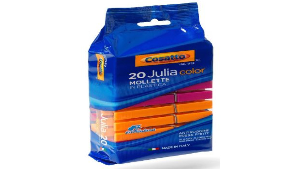 Cosatto, Linea Bucato, 20 mollette Julia in plastica