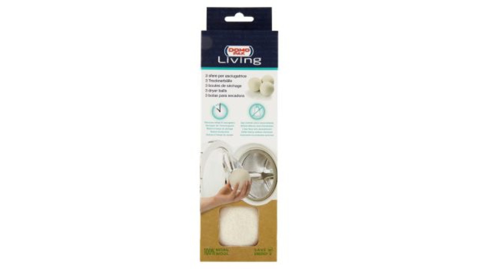 Domopak Living sfere per asciugatrice 3 pz