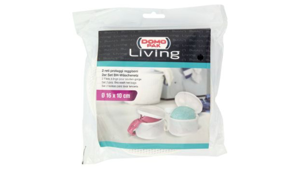 Domopak Living reti proteggi reggiseni Ø 16 x 10 cm 2 pz