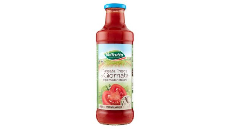 Valfrutta Passata Fresca di Giornata di pomodori italiani 700 g