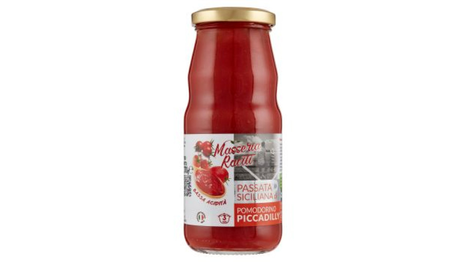 Masseria Raciti Passata Siciliana di Pomodorino Piccadilly 370 g