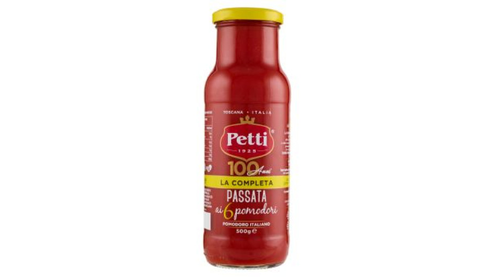 Petti "La Completa" - Passata ai 6 pomodori- Pomodoro Italiano 500 g
