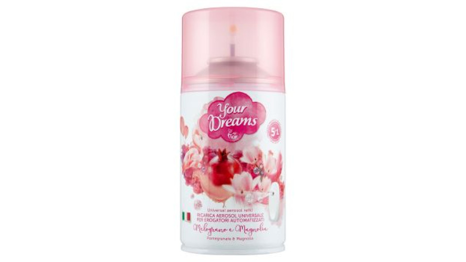 Air, Flor Your Dreams ricarica aerosol universale profumazioni assortite 250 ml