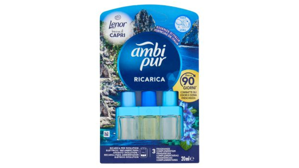 Ambi Pur, 3Volution profumatore per ambienti elettrico ricarica profumazioni assortite 20 ml