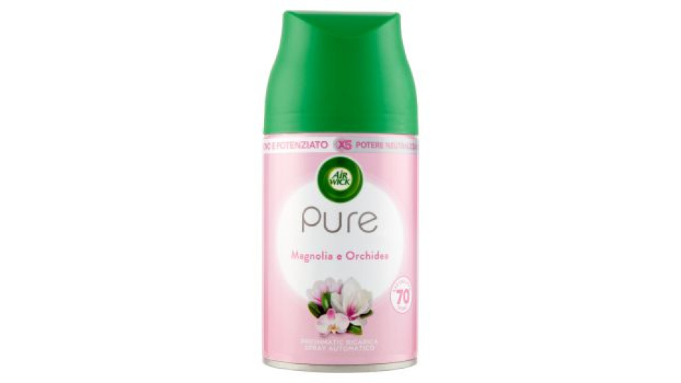 Air Wick Freshmatic Ricarica Pure Magnolia e Orchidea Profumatore per ambiente 250 ml