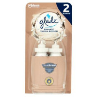 Glade Sense&Spray Doppia Ricarica, Profumatore Ambienti con Sensore, Romantic Vanilla Blossom 2x18ml