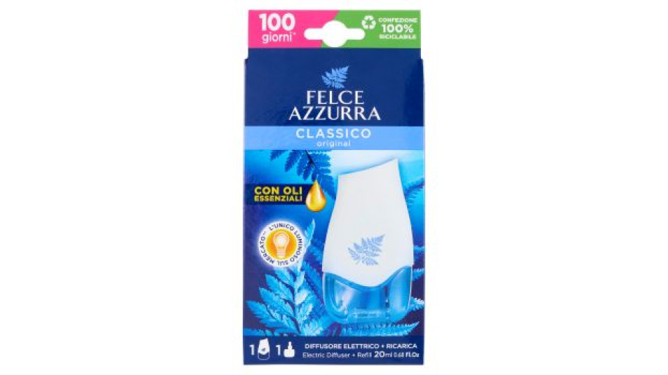 Felce Azzurra Classico Diffusore Elettrico + Ricarica 20 ml