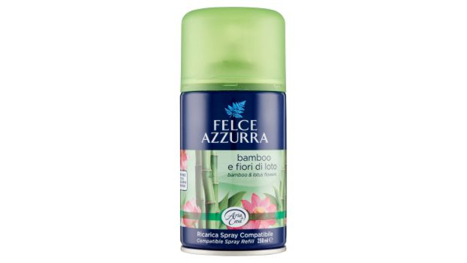 Felce Azzurra Aria di Casa bamboo e fiori di loto Ricarica Spray Compatibile 250 ml
