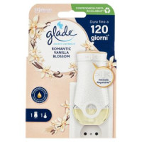 Glade Profumatore per ambienti con Oli Essenziali, Fragranza Romantic Vanilla Blossom 20ml