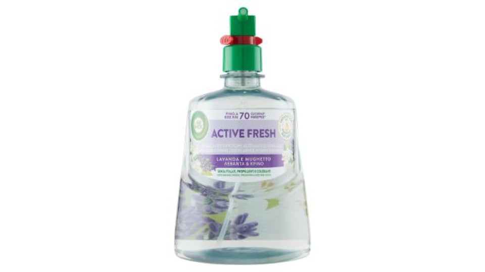 Air Wick Active Fresh Ricarica per Diffusore Automatico Lavanda Profumatore per ambiente 228 ml