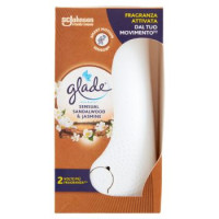 Glade, Sense & Spray  profumatore ambiente con sensore di movimento fragranza Sandalo di Bali 269 ml
