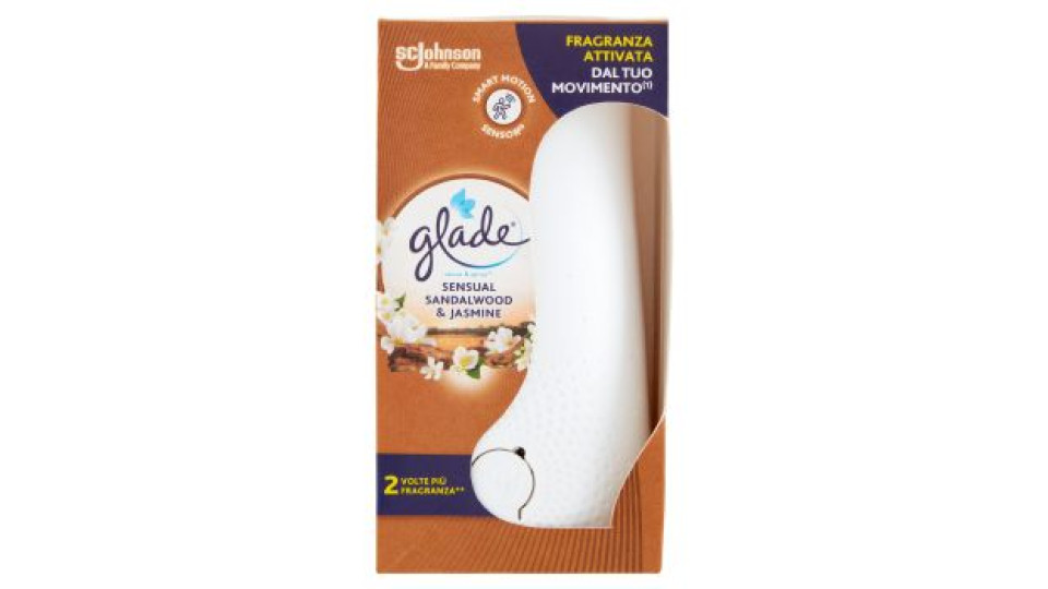 Glade, Sense & Spray  profumatore ambiente con sensore di movimento fragranza Sandalo di Bali 269 ml