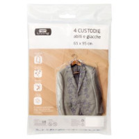 Domopak Living Custodie Abiti e Giacche 65 x 95 cm 4 pz