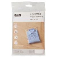 Domopak Living Custodie maglie e camicie 31 x 43 cm 9 pz