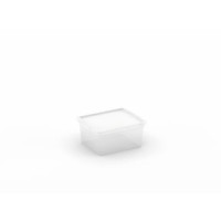 KIS, C Box - Contenitore multiuso trasparente - 19,5X16,5X9,5h - mis. XXS - 2 lt.