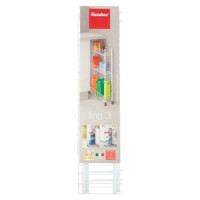 metaltex fino-3 Scaffaletto extra-slim 3 piani 58x16x72 cm