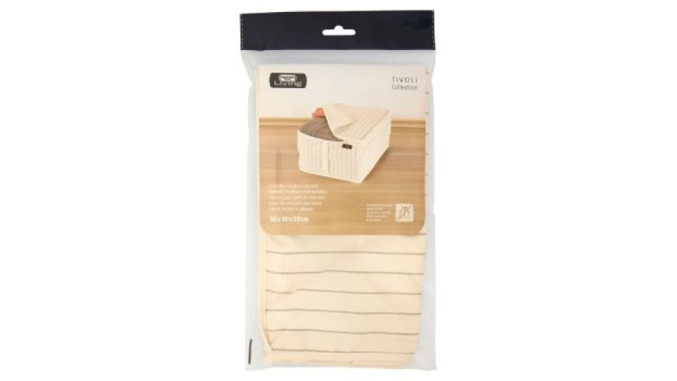 Domopak Living Tivoli Collection Custodia maglie e camicie 30 x 40 x 20 cm
