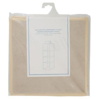 Salvaspazio Appendibile 4 ripiani Tessuto non tessuto 30x30x84 cm