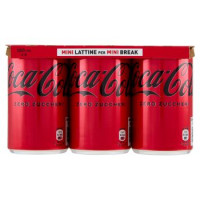Coca-Cola Zero Minican 6 x 15 cl