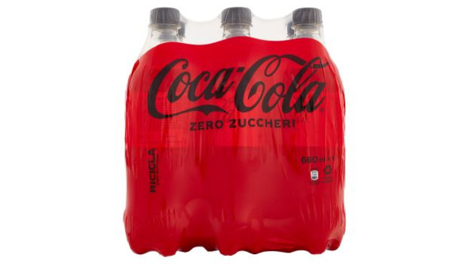 COCA-COLA Zero Zuccheri PET 6 x 660 ml