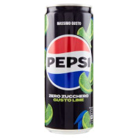 Pepsi Zero Zucchero Gusto Lime 330 ml