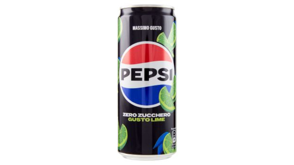 Pepsi Zero Zucchero Gusto Lime 330 ml