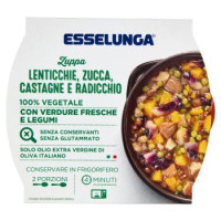 Esselunga Zuppa lenticchie, zucca, castagne e radicchio 620 g