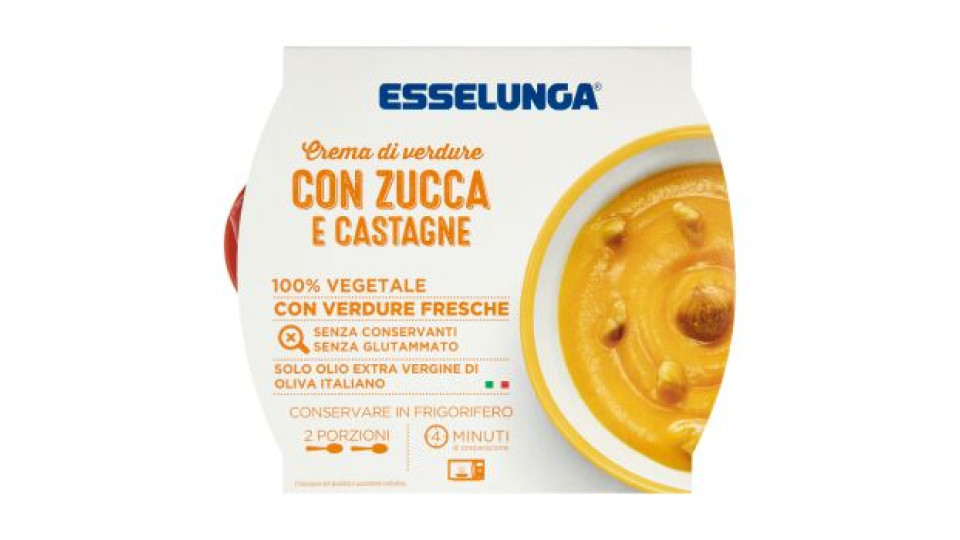 Esselunga Crema di verdure con zucca e castagne 620 g