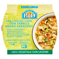 Esselunga Bio Zuppa di verdure e legumi con farro e grano saraceno 310 g