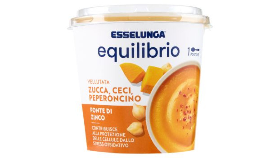Esselunga Equilibrio Vellutata zucca, ceci, peperoncino 400 g