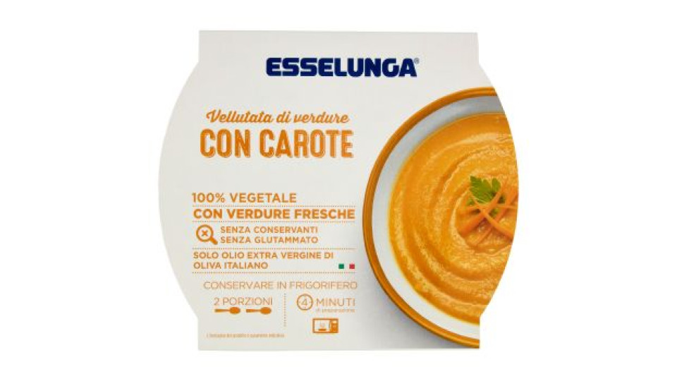 Esselunga Vellutata di verdure con carote 620 g