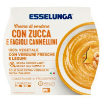 Esselunga Crema di verdure con zucca e fagioli cannellini 620 g