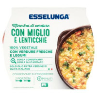 Esselunga Minestra di verdure con miglio e lenticchie 620 g