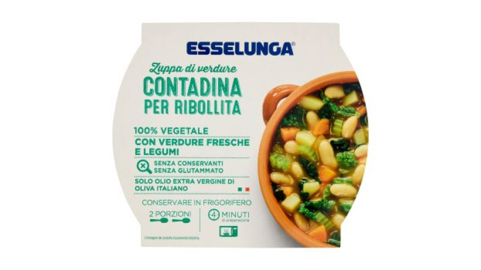 Esselunga Zuppa di verdure contadina per ribollita 620 g