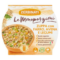 Zerbinati Le Monoporzioni Zuppa con Farro, Avena e Legumi 310 g